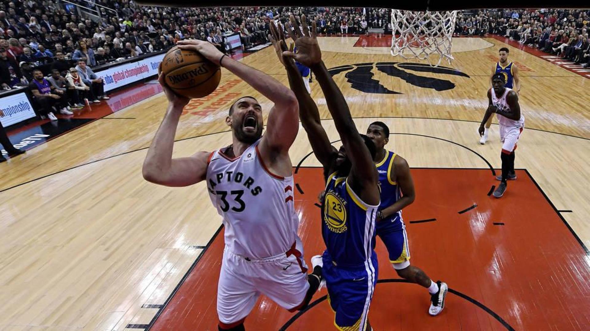Marc Gasol y Siakam guían a Toronto hasta el 1-0 en la final de la NBA