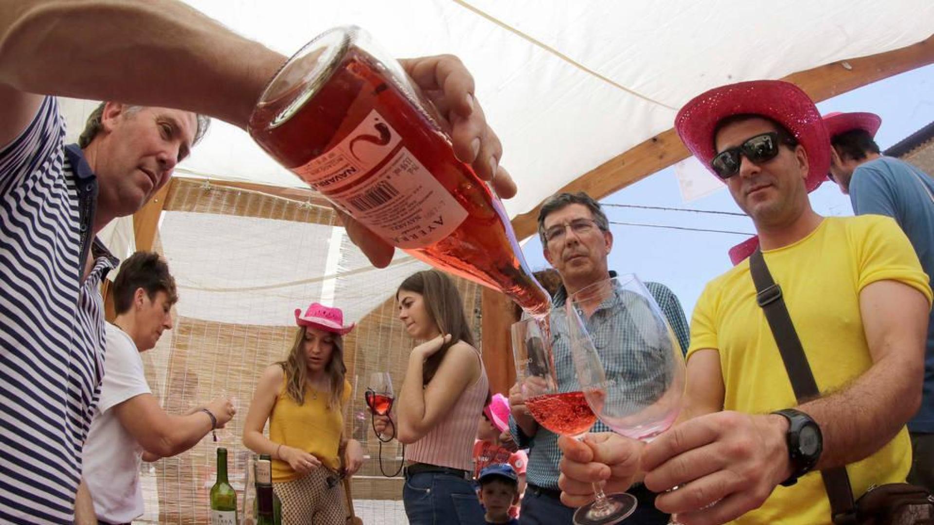 La conquista del vino rosado en San Martín de Unx