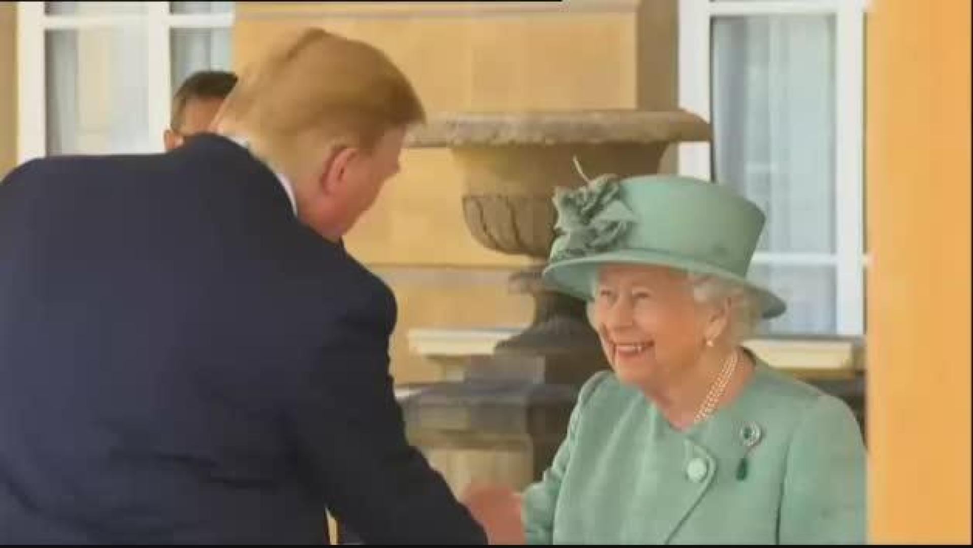 Recibimiento con honores a Trump en el Palacio de Buckingham