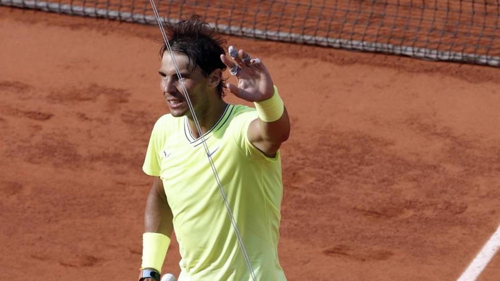 Nadal, contra las cámaras de televisión: "Casi me abren la cabeza"