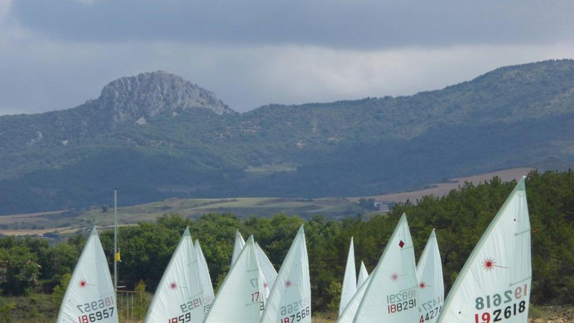 En el embalse de Alloz