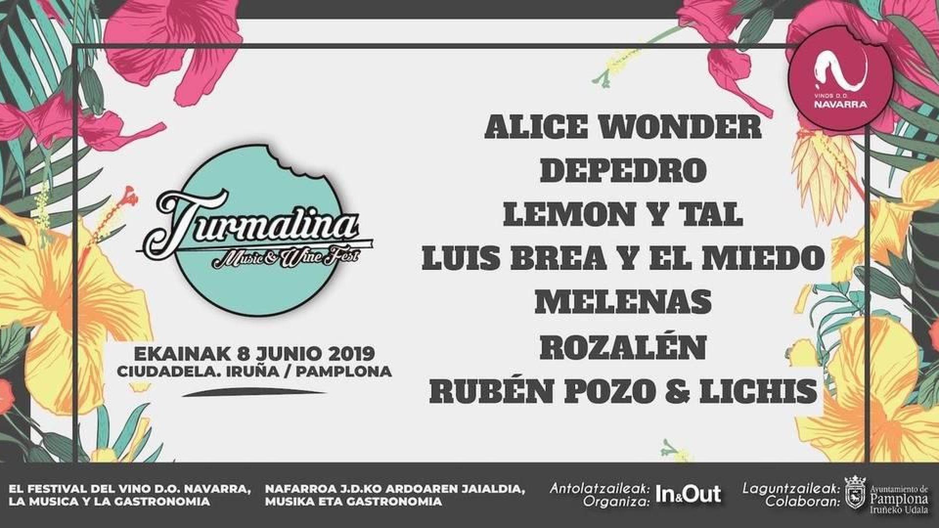 La Ciudadela acoge este sábado la primera edición de Turmalina Music&Wine