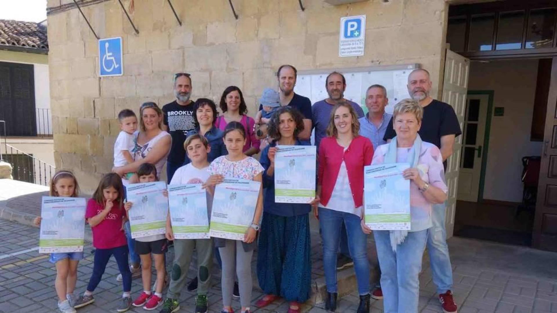 Un momento de la presentación del Día del Medioambiente en Mendigorría.