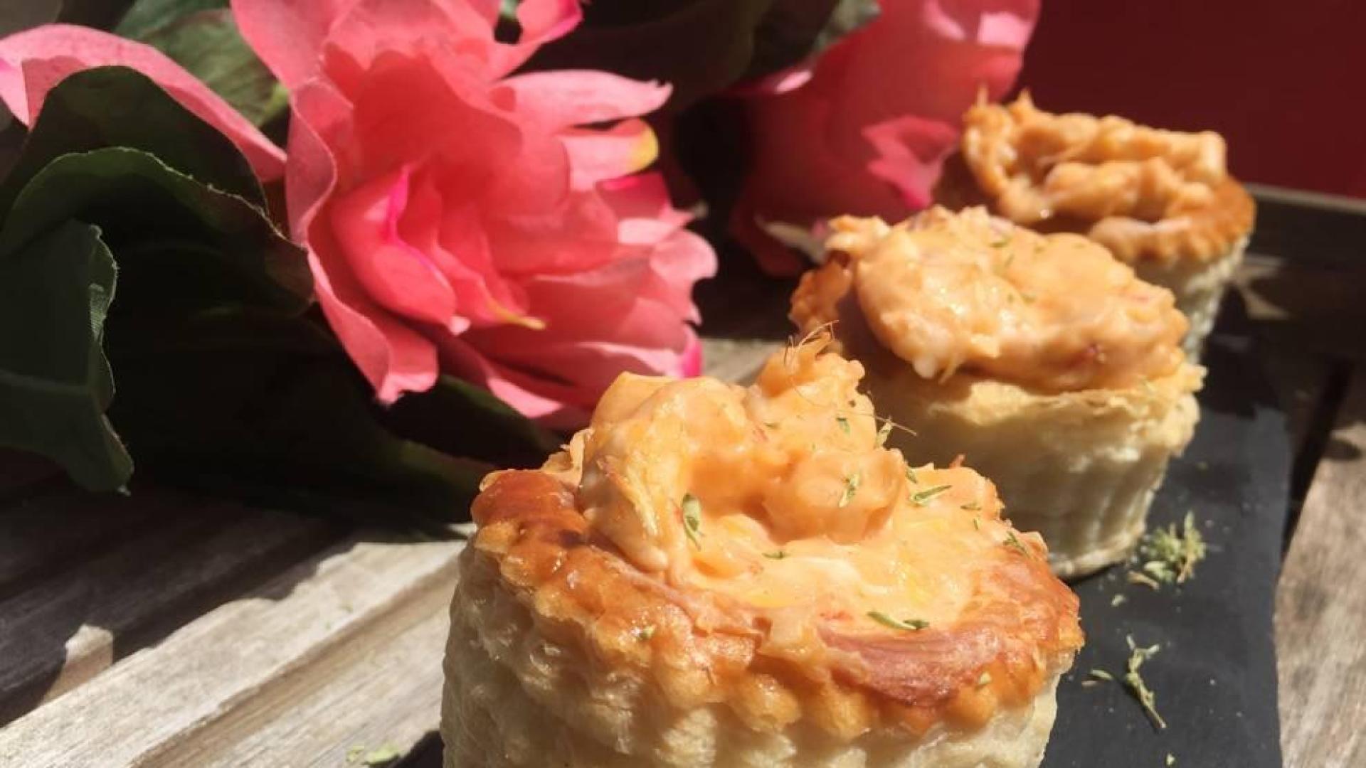 Volovanes de hojaldre rellenos de maravillas