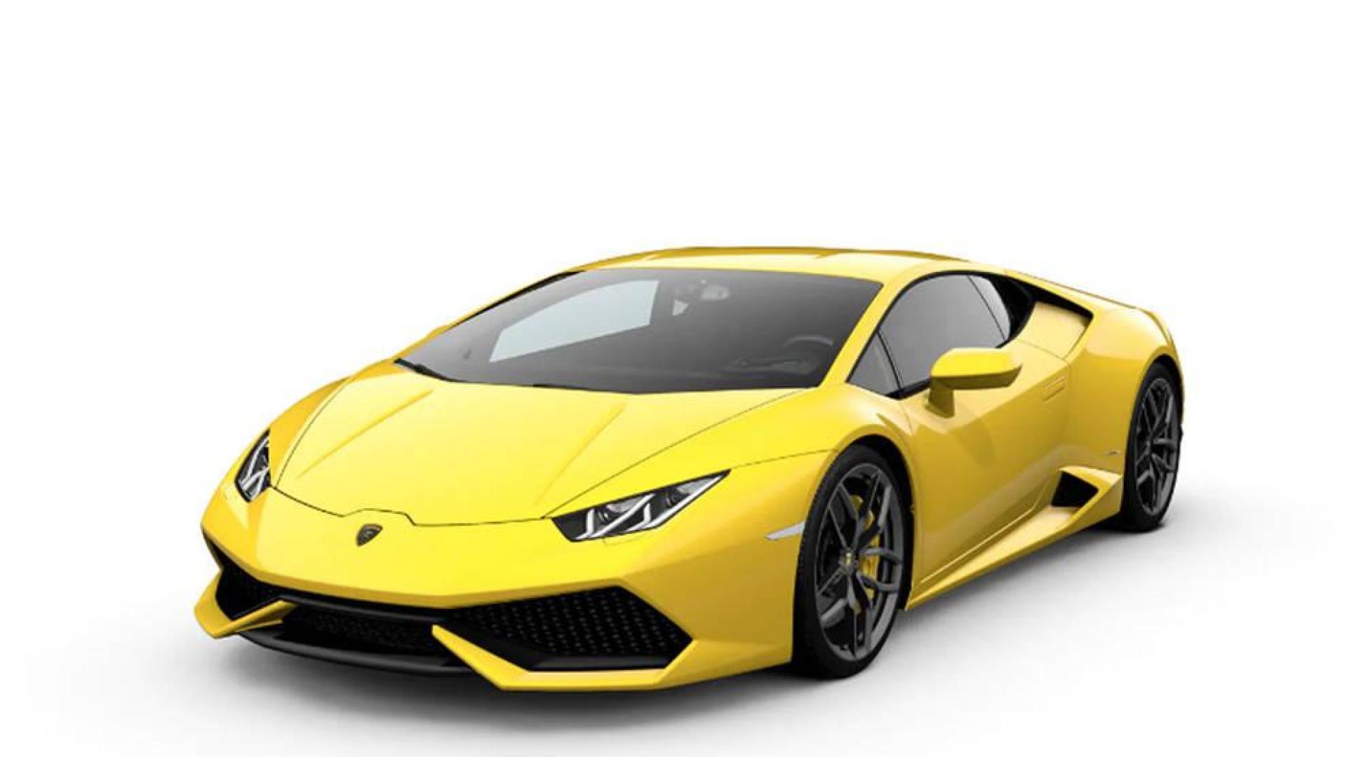 Un Lamborghini como el que ha sido sorprendido a 228 kilómetros por hora