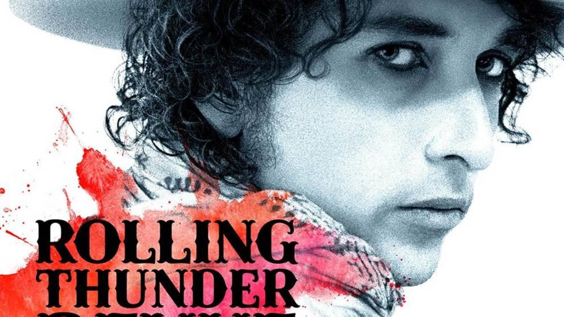 Cartel de 'Rolling Thunder Revue', el documental de Netflix.