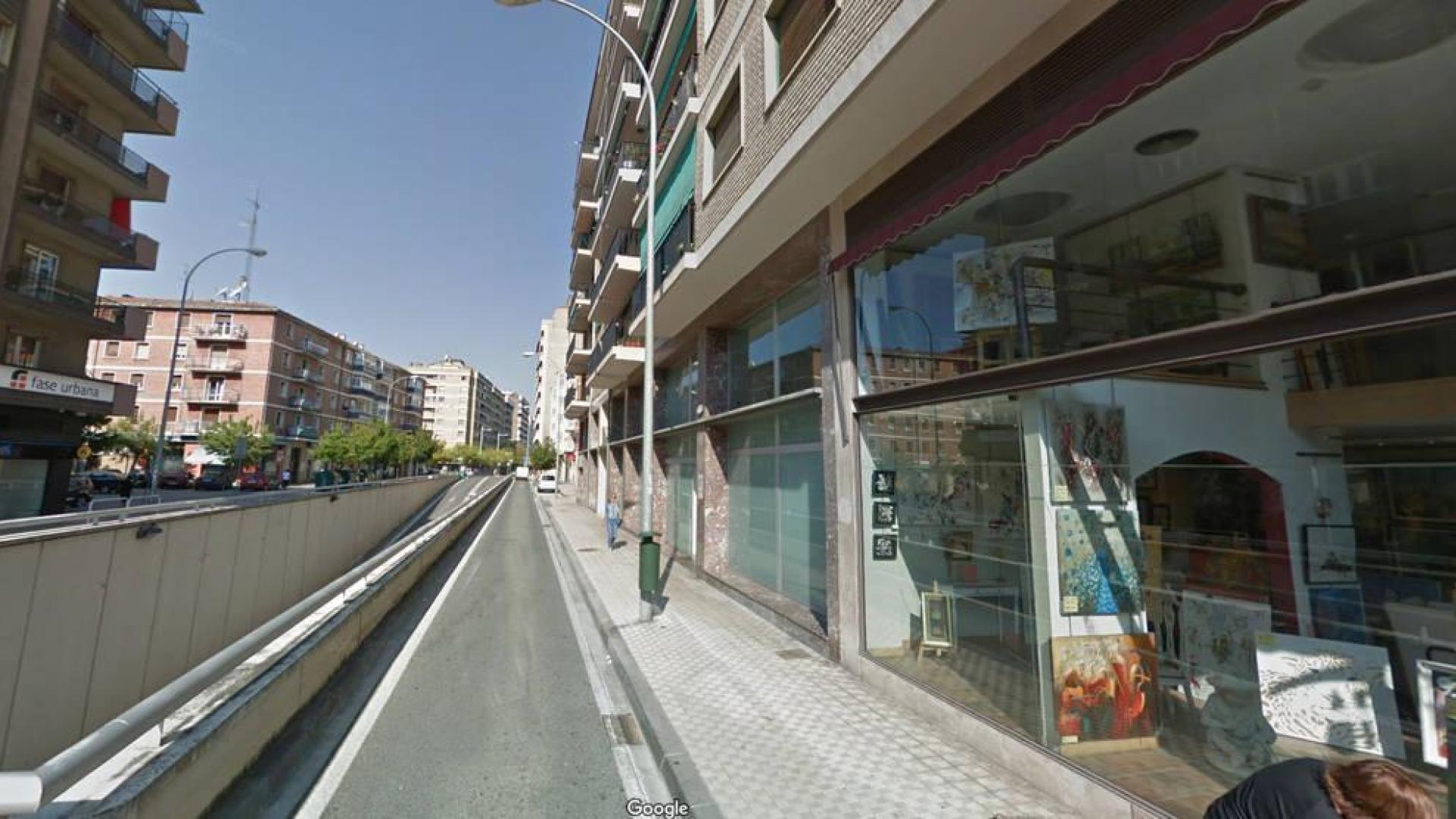 Atropellado un niño por una bicicleta en una acera de la calle Erletoquieta en Pamplona
