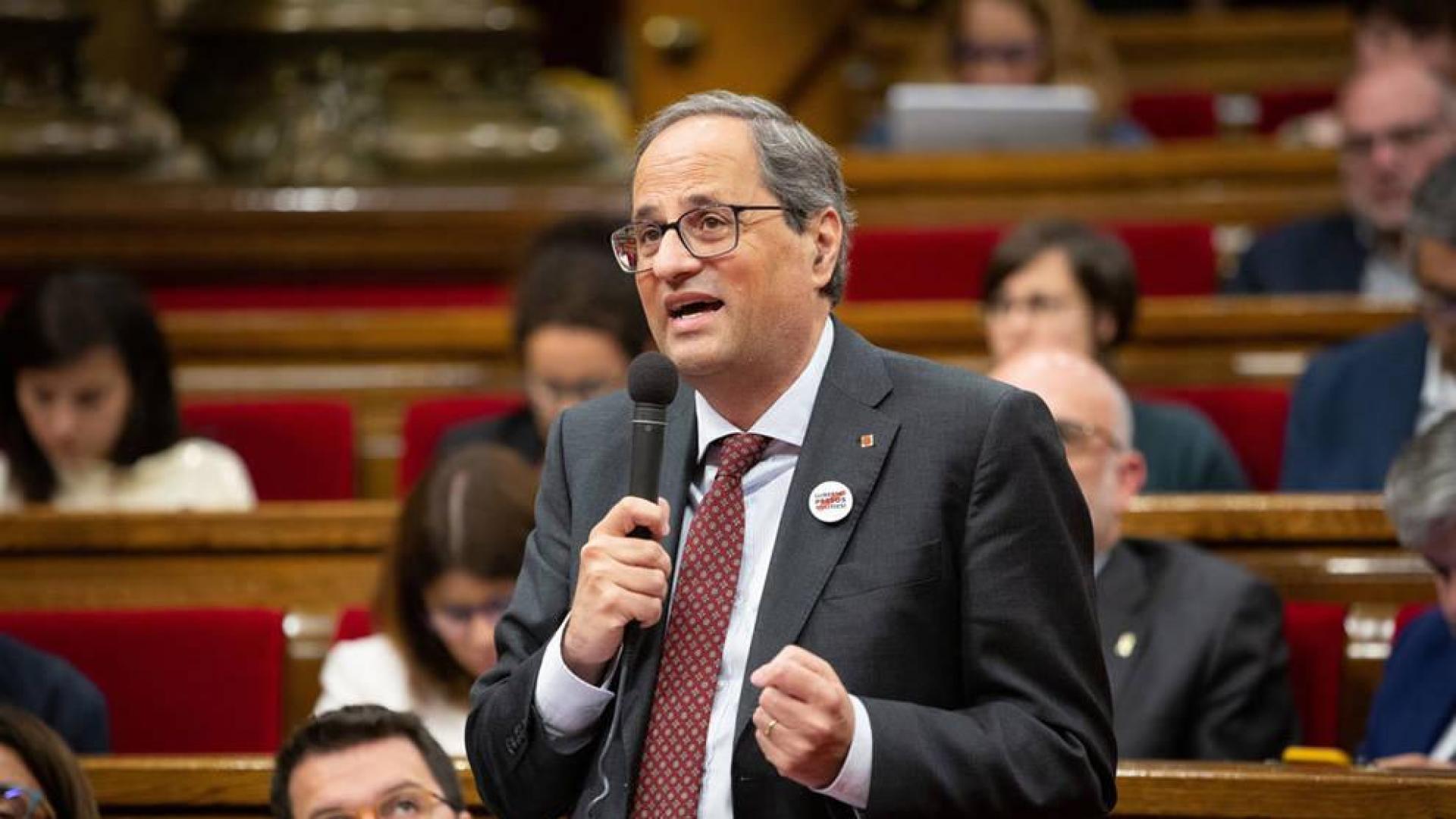 Torra pide a Colau renunciar al apoyo del "establishment y la casta" de Valls