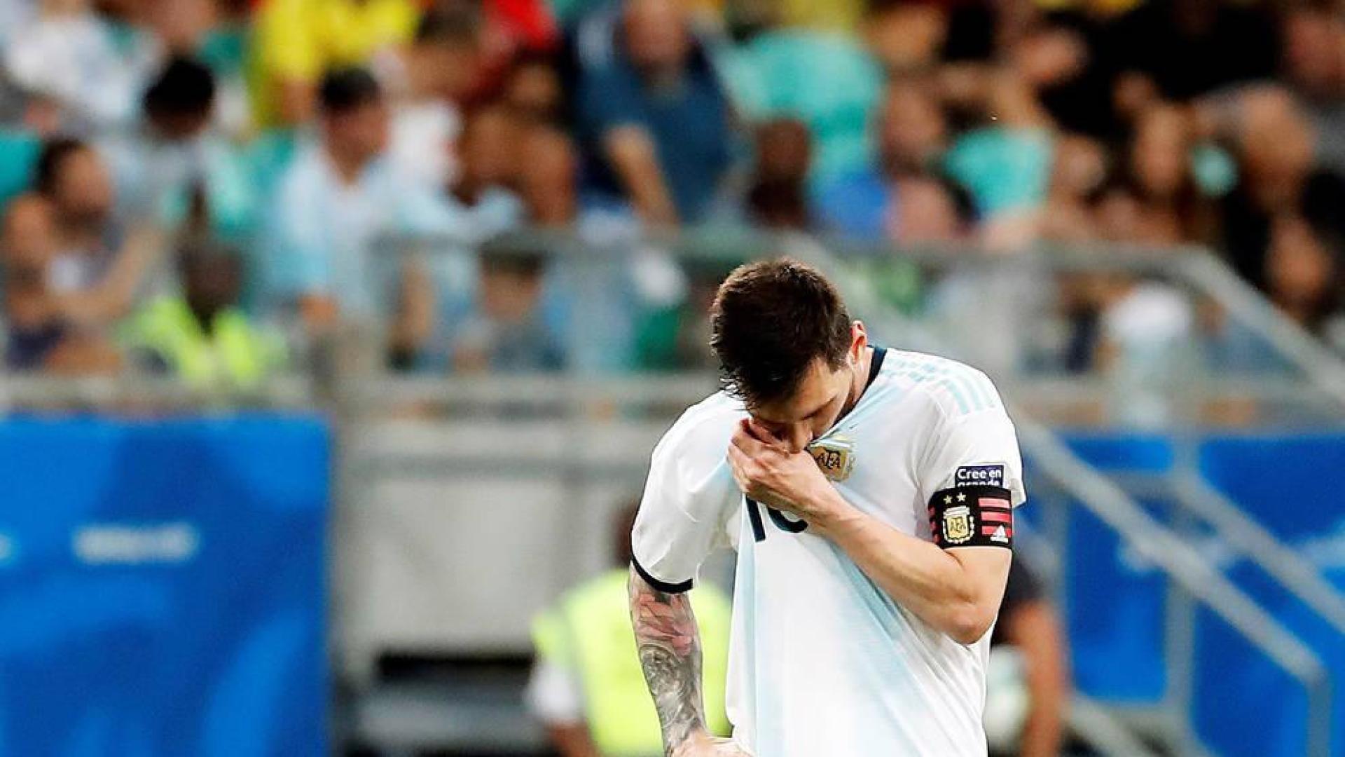 Messi pierde protagonismo en la Copa América de Brasil y el VAR