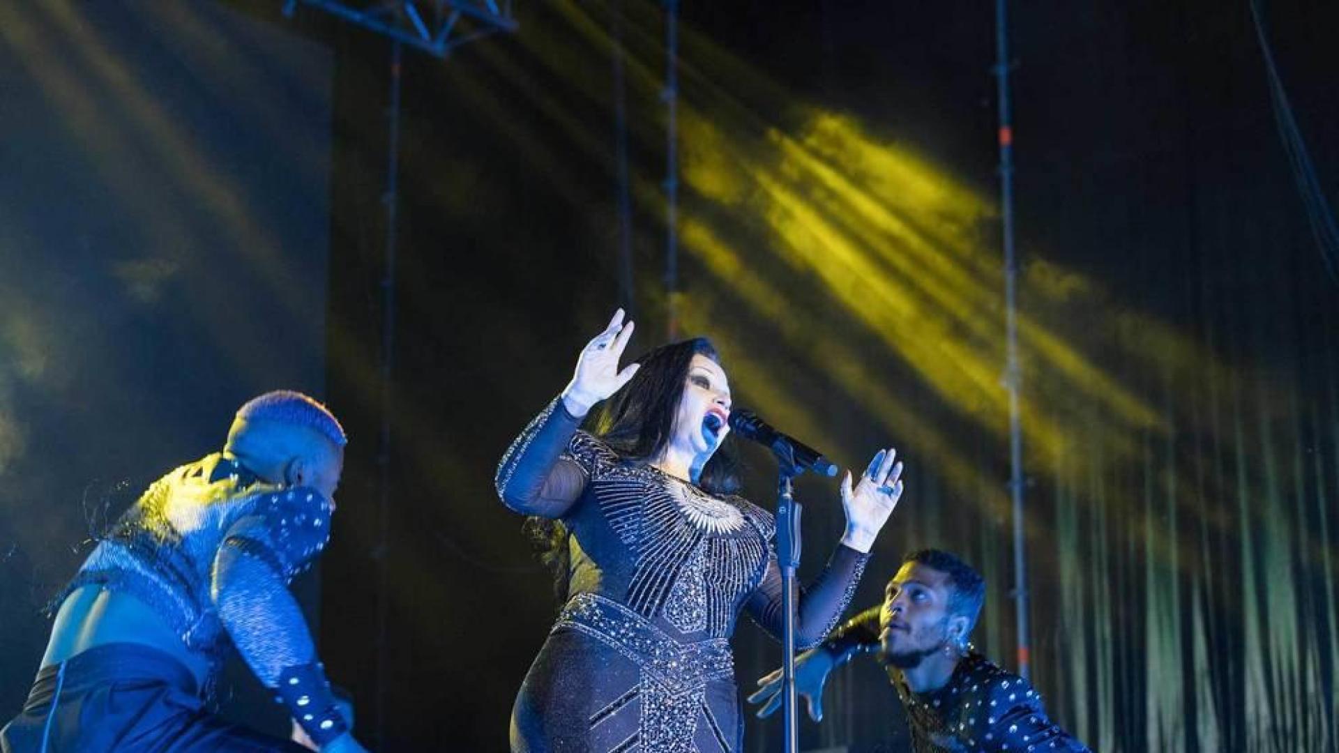 Alaska, durante su concierto en el Ribera Sound.