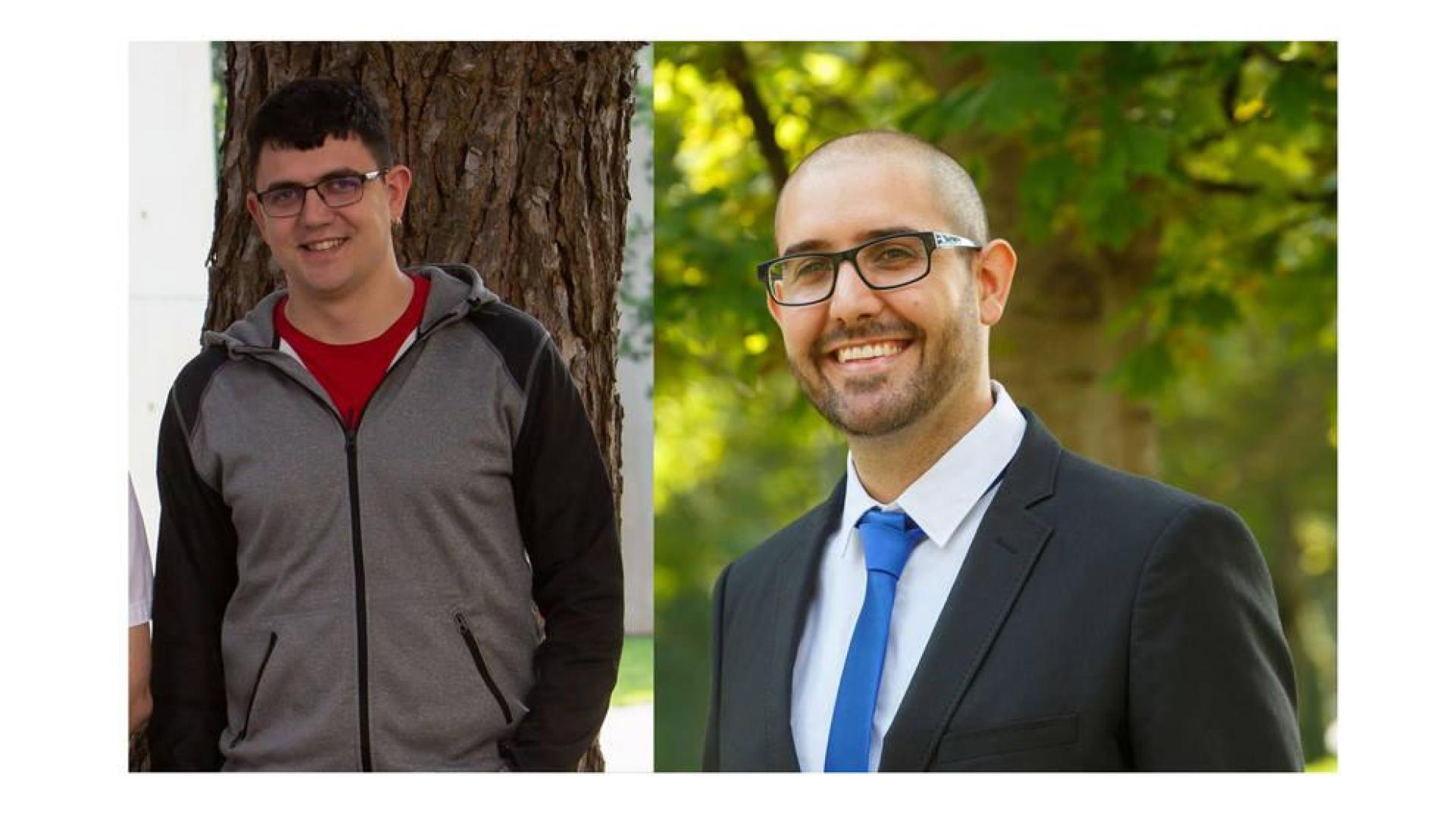 Eduardo Berrueta, a la izquierda, y Fernando Teberio, a la derecha, los premiados.