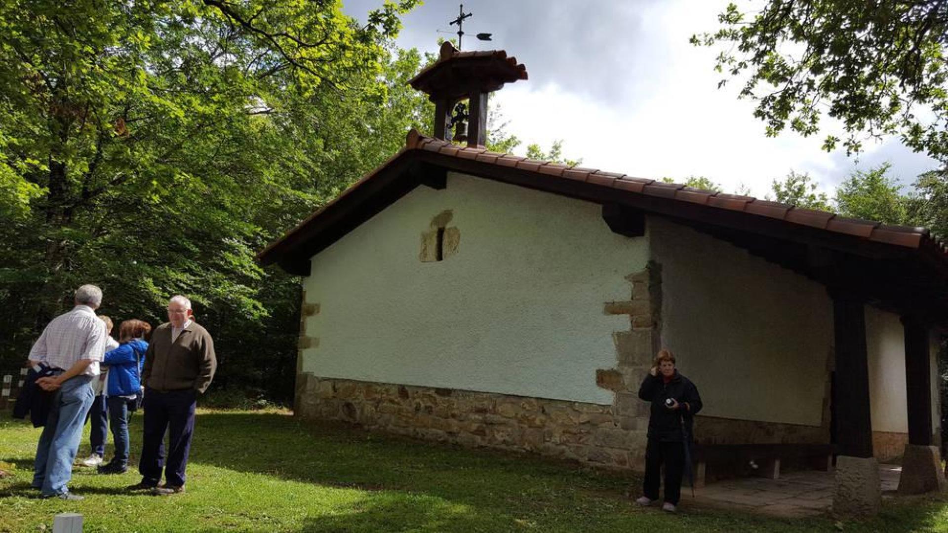 En una imagen de archivo, la ermita de San Adrián, de Etxarri Aranatz.