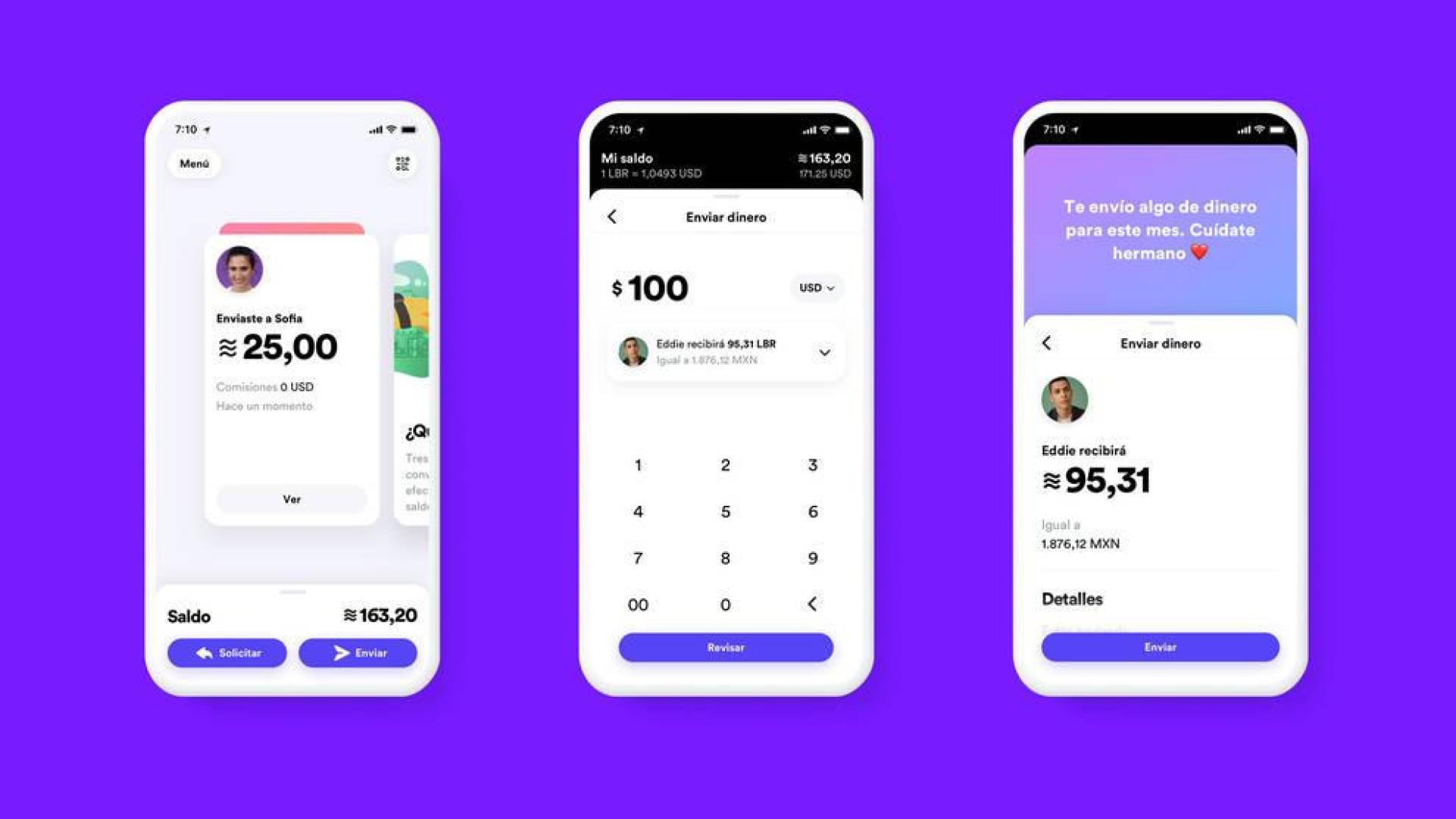 Portada del primer producto de Calibra, que será una cartera digital para criptomonedas 'Libra' accesible inicialmente desde WhatsApp y Messenger.