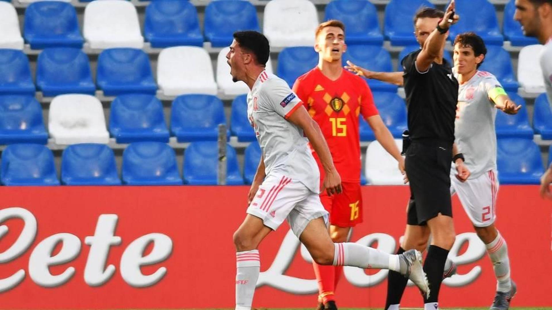 Fornals mantiene a España sub-21 en el Europeo con un gol en el minuto 89