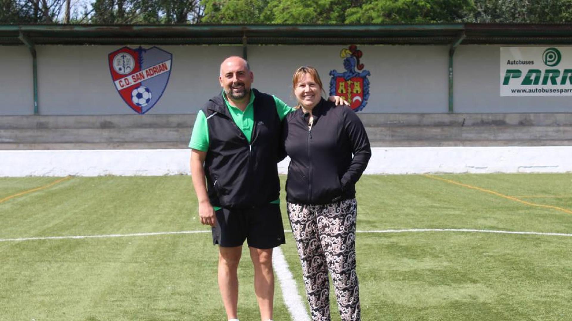 Los equipos de San Adrián han jugado al fútbol en seis estadios en 99 años
