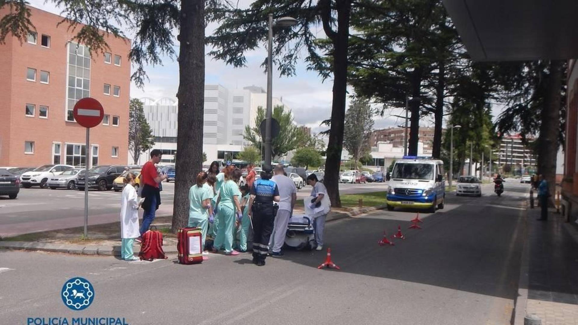 Atropellado un hombre de 72 años en el recinto de hospitales de Pamplona