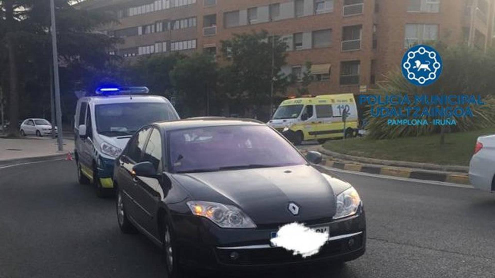 Imagen, facilitada por la Policía Municipal, de uno de los siniestros.