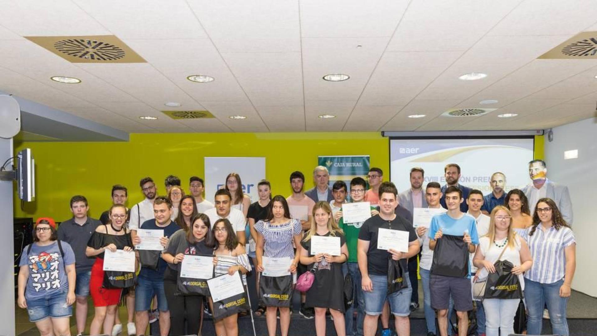 Cristian Chueca, de la ETI de Tudela, premio Futuros Profesionales de AER