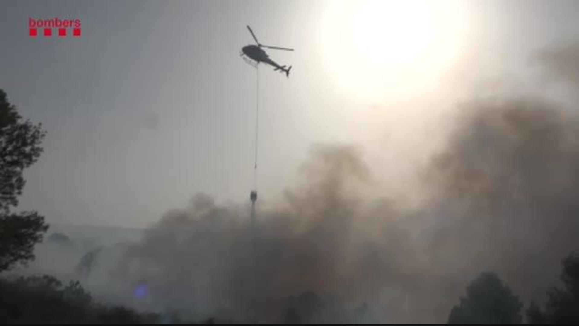 El incendio de Tarragona continúa fuera de control