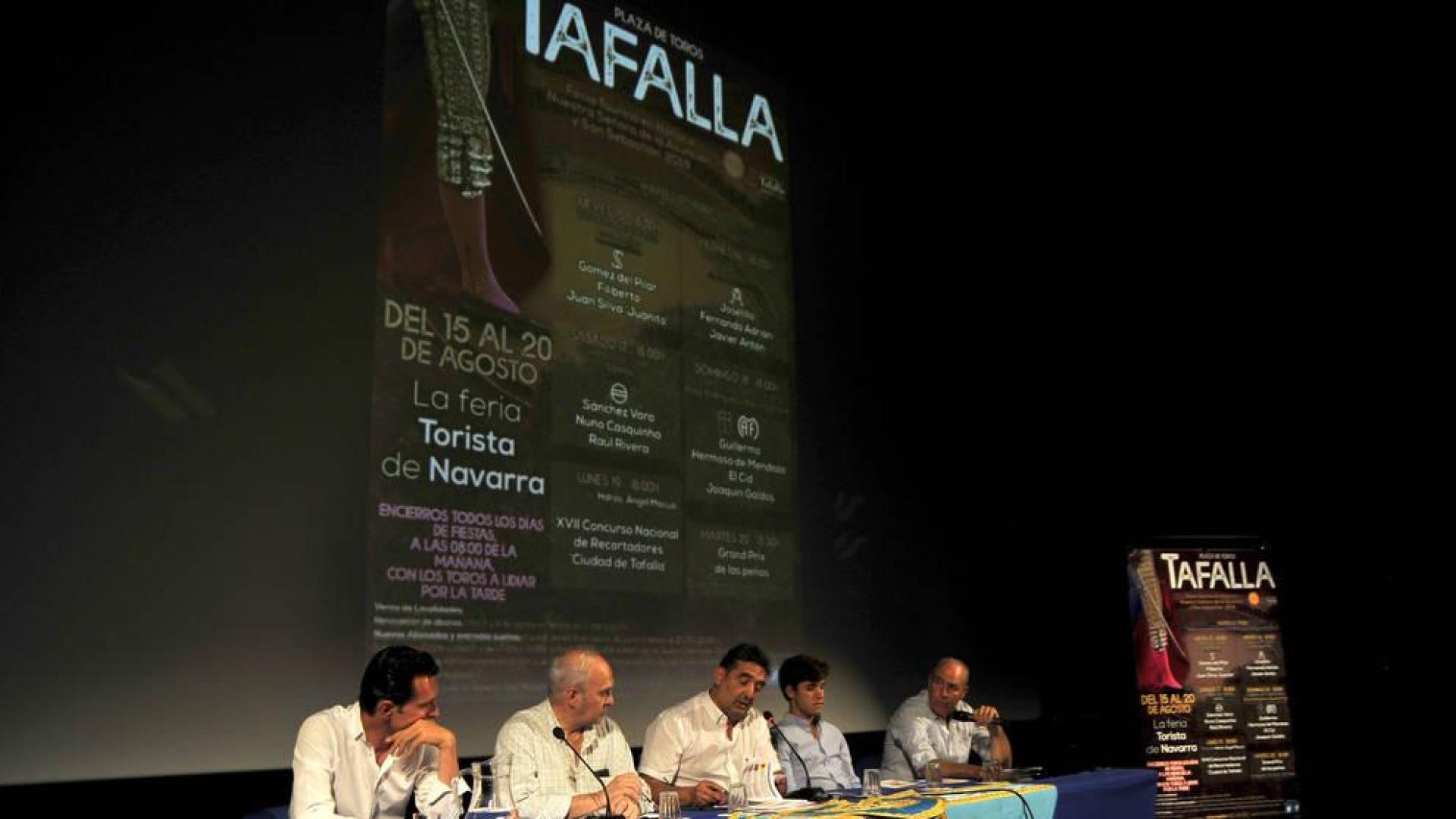 Guillermo Hermoso de Medoza debuta en la feria de Tafalla