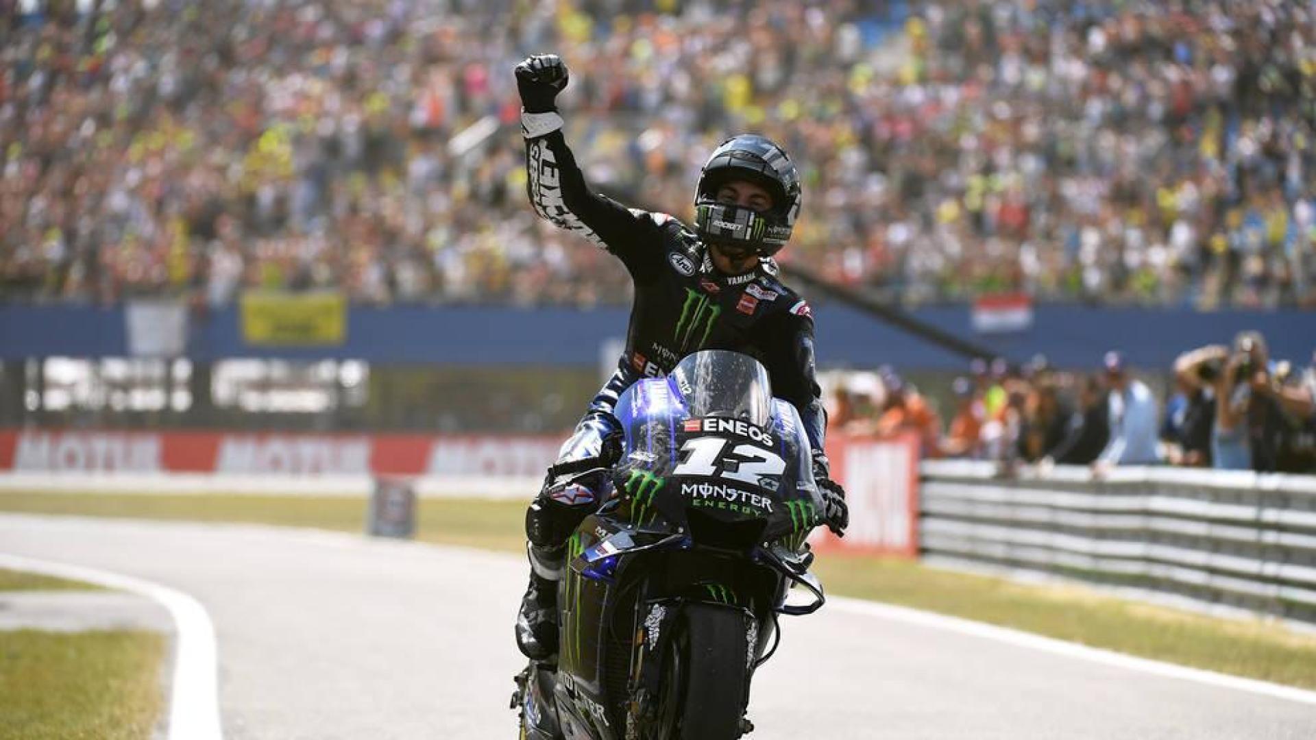 Viñales le quita el triunfo a un calculador Marc Márquez en Assen