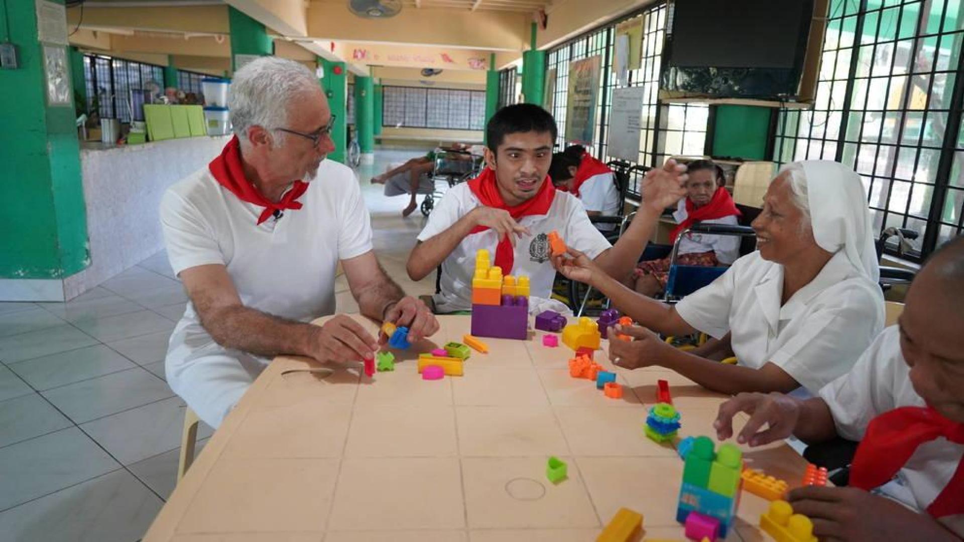 Un encierro solidario en Manila