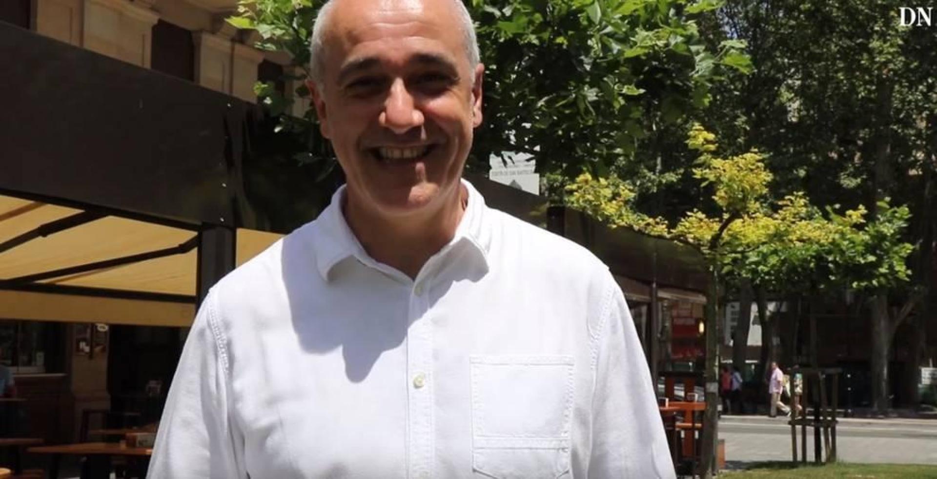 Jesús Garísoain felicita las fiestas a los pamploneses