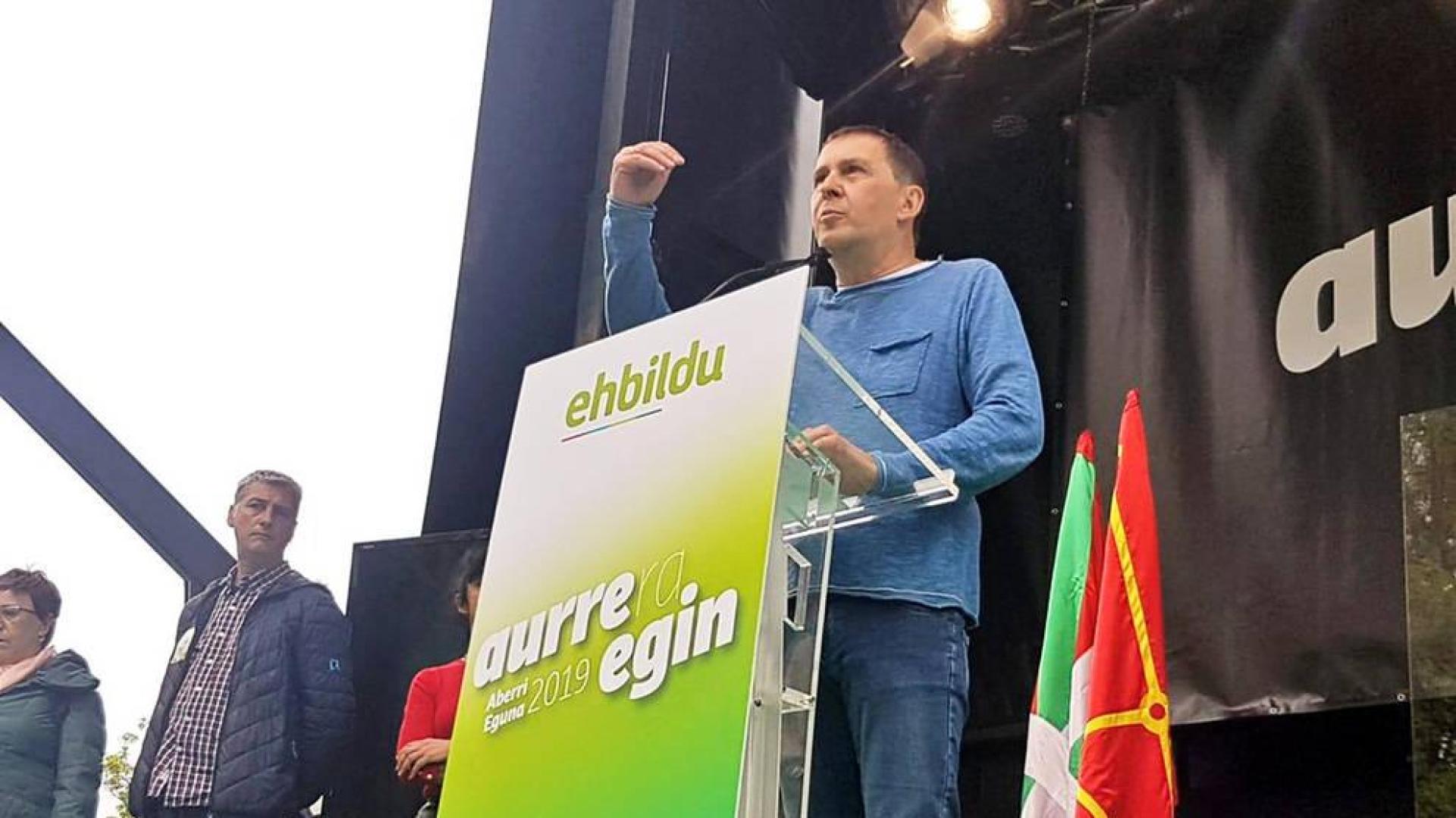 Otegi pide "un millón de votos para enfrentar a la derecha"