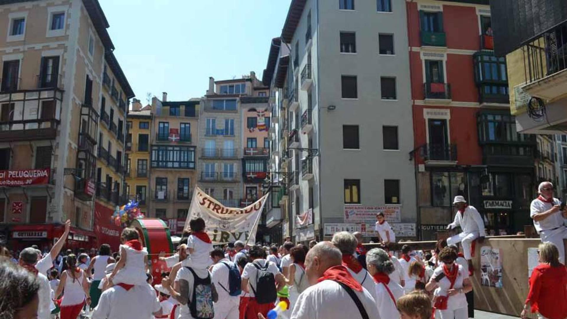 Imágenes del ambiente sanferminero del día 11