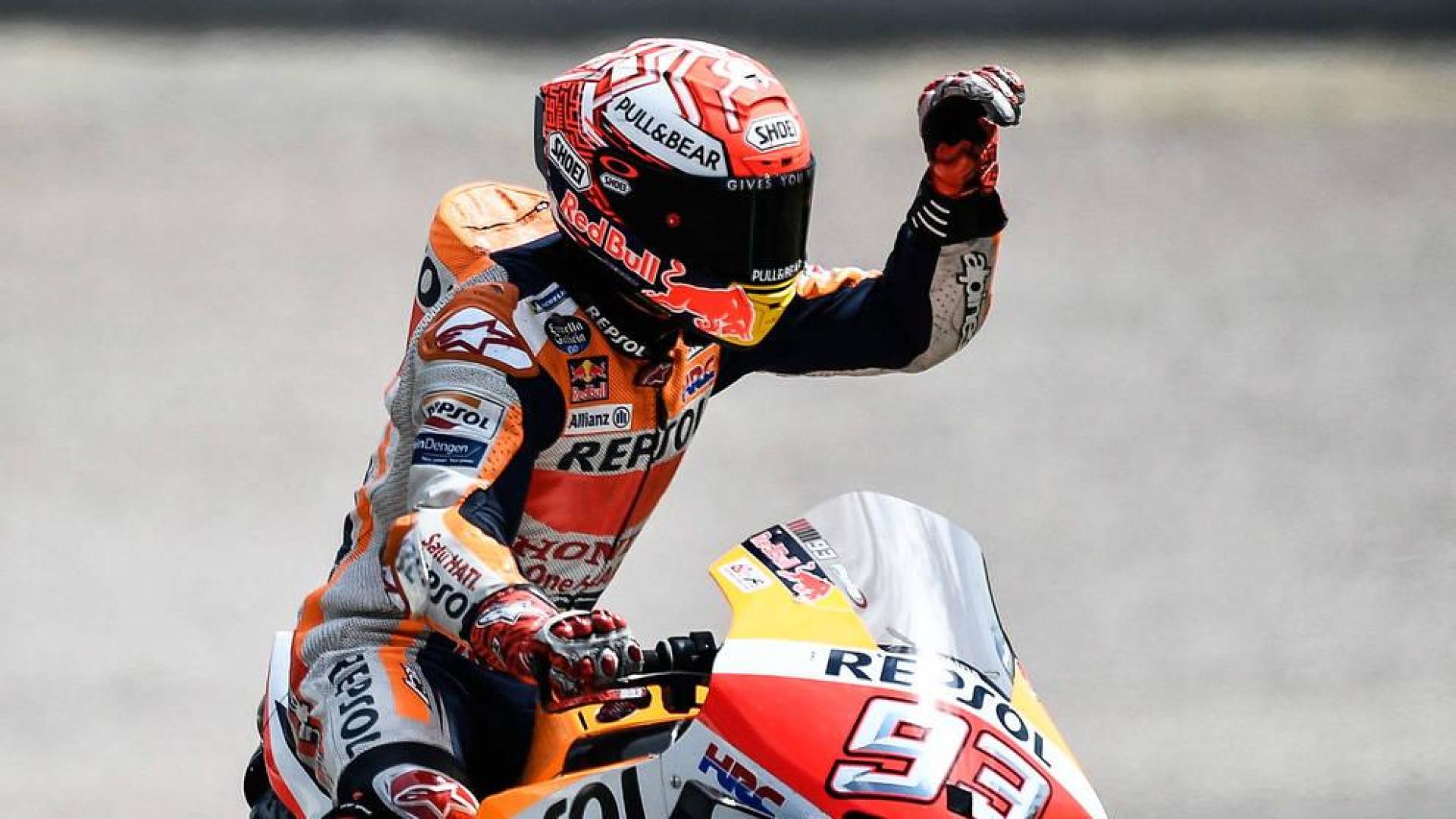 La jugada de los tres neumáticos blandos da a Márquez la 'pole' en Alemania