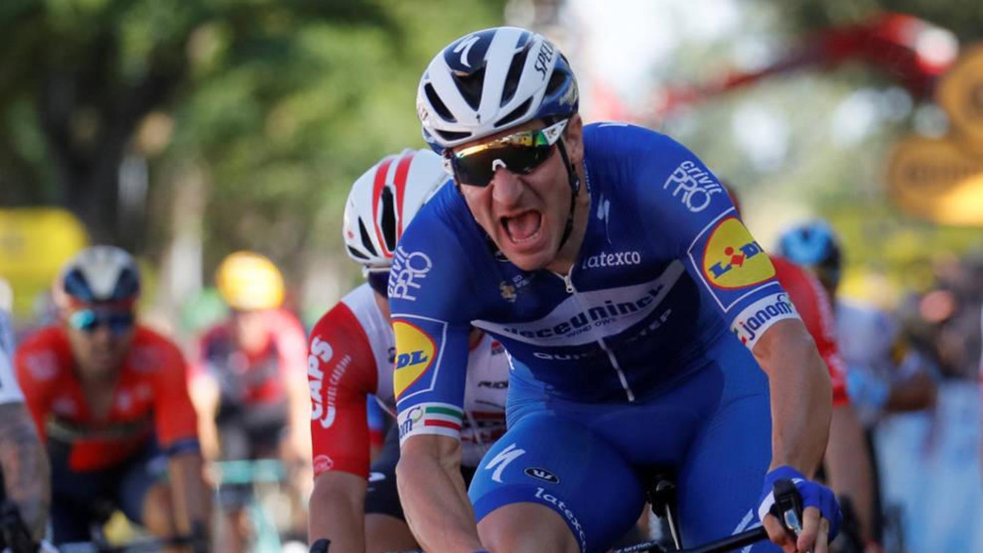El italiano Viviani gana el esprint de Nancy, sin cambios en la general