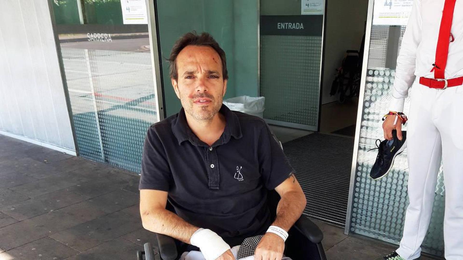 David Úbeda, herido en el mismo percance que el corneado en Telefónica