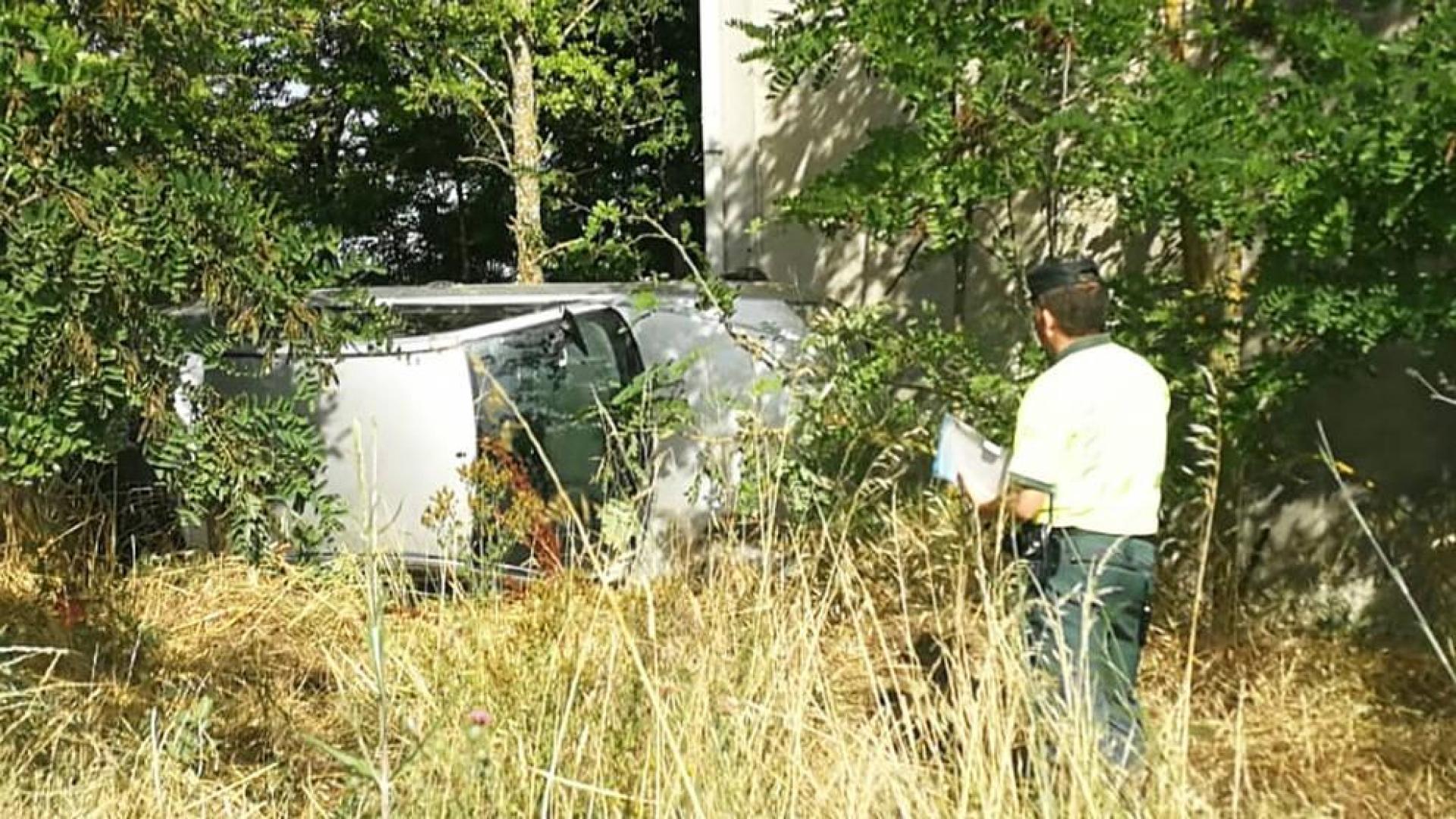 Un herido leve tras sufrir un accidente en la A-12 a la altura de Zizur