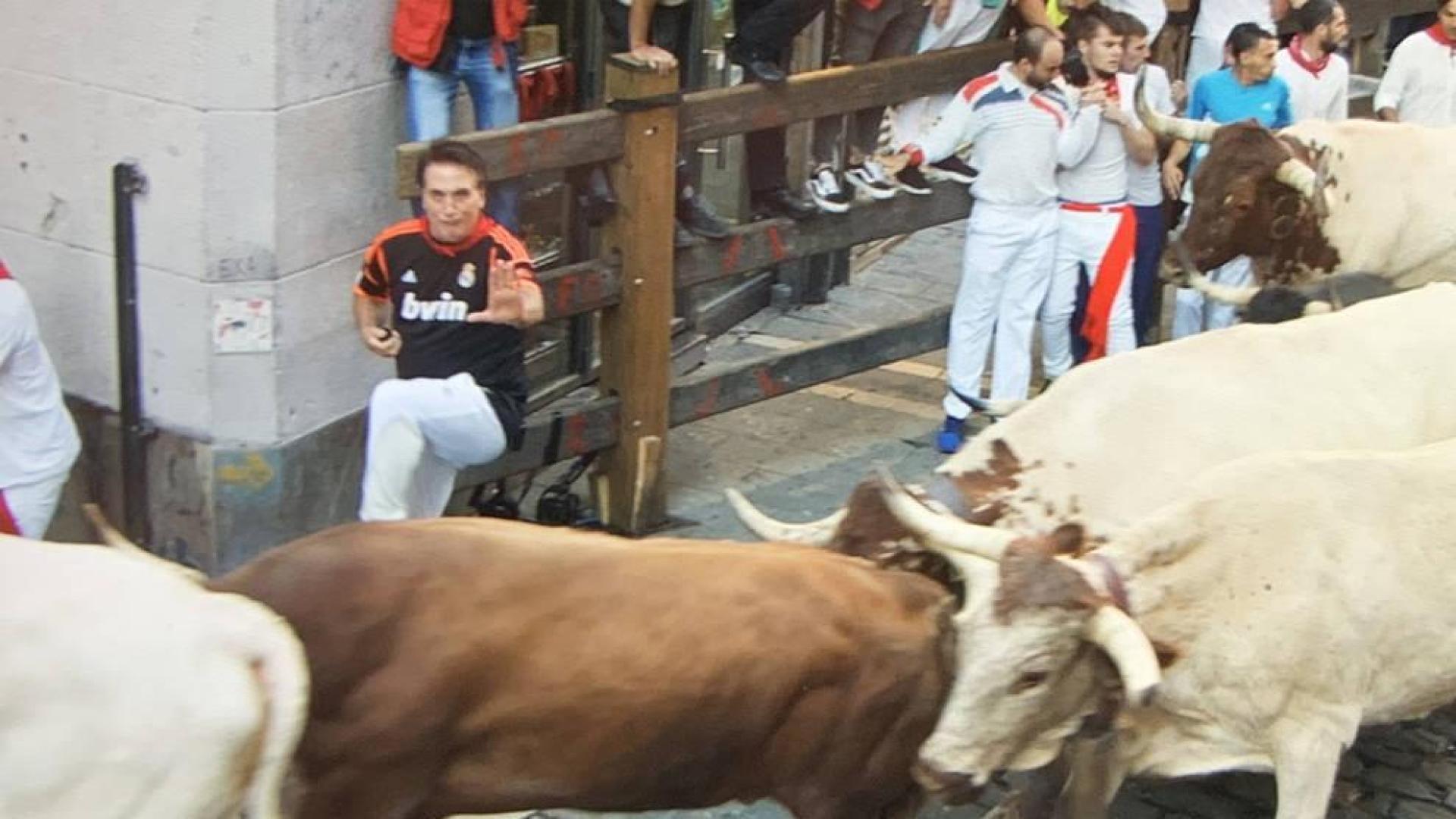 Daniel Baldwin, en la curva de Estafeta.