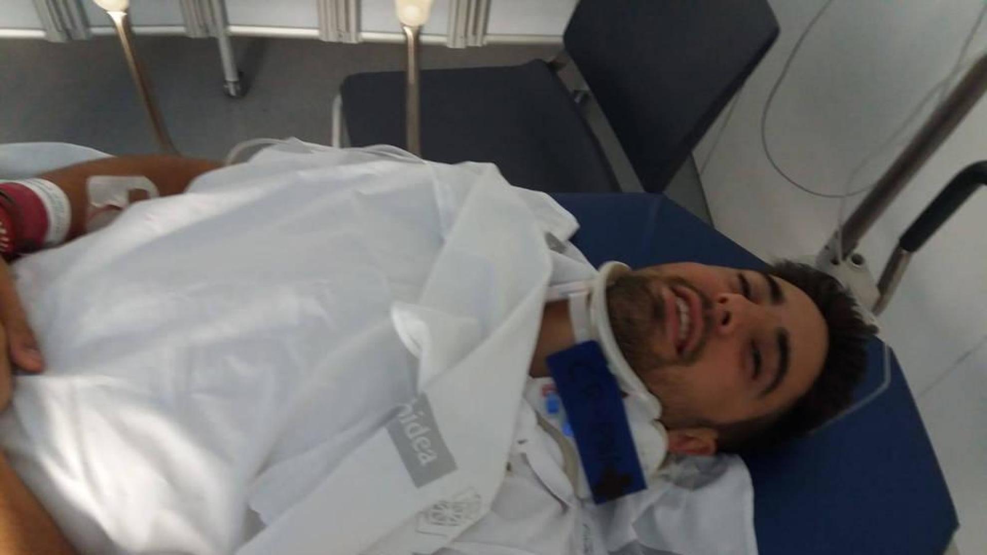 Íñigo San Martín: “Ha sido agobiante. Me han pisado hasta el tórax”