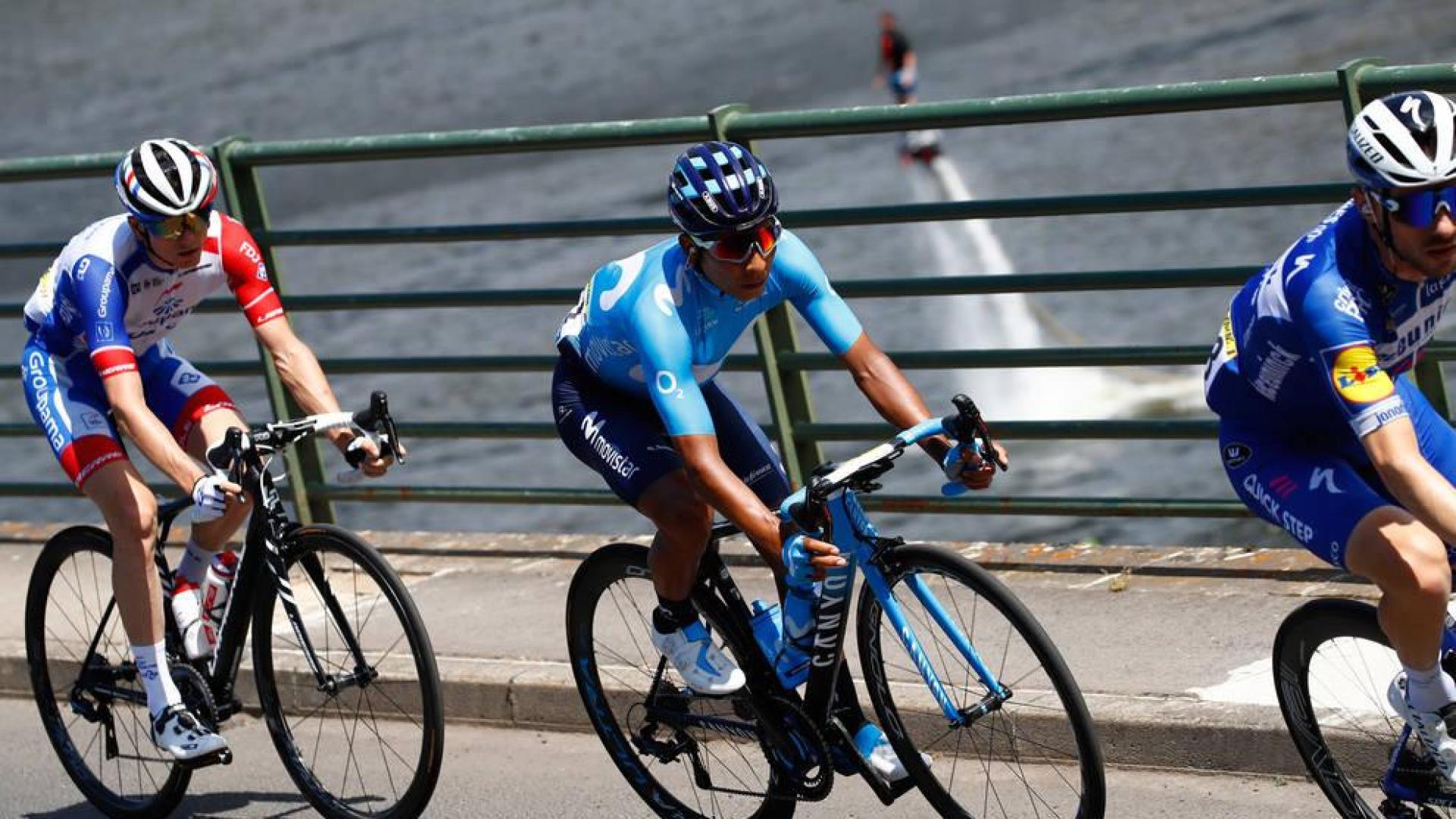 Nairo Quintana, durante una etapa del Tour de Francia.