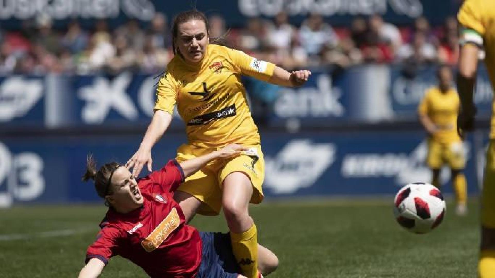 Partido de la pasada temporada de Osasuna Femenino.