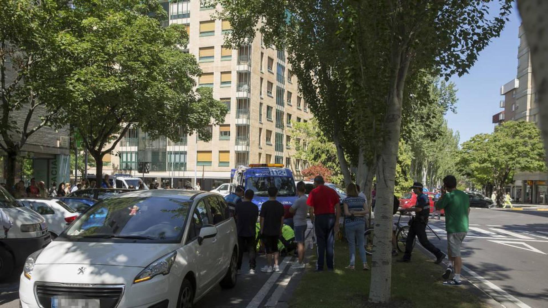 Grave un hombre de 72 años atropellado en un paso de cebra en Pamplona