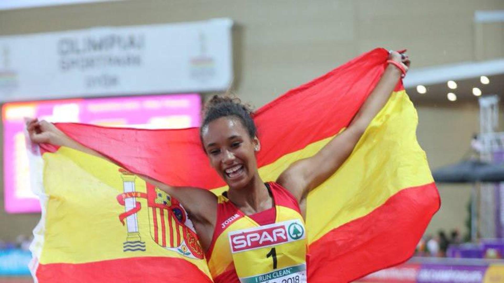 María Vicente, oro europeo sub 20 en heptatlón y récord de España absoluto