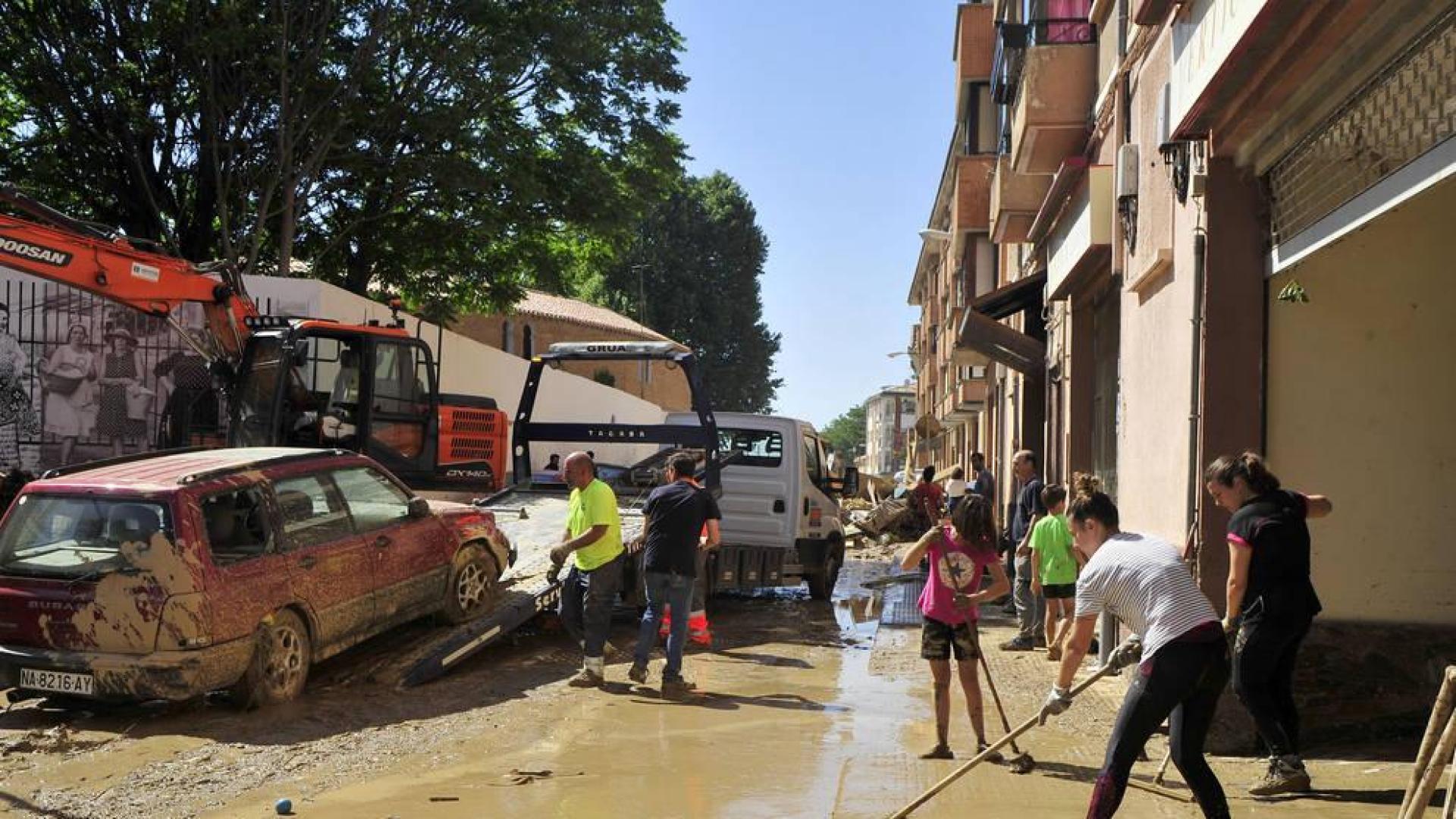 La Mancomunidad Mairaga ayuda a los afectados por la riada.