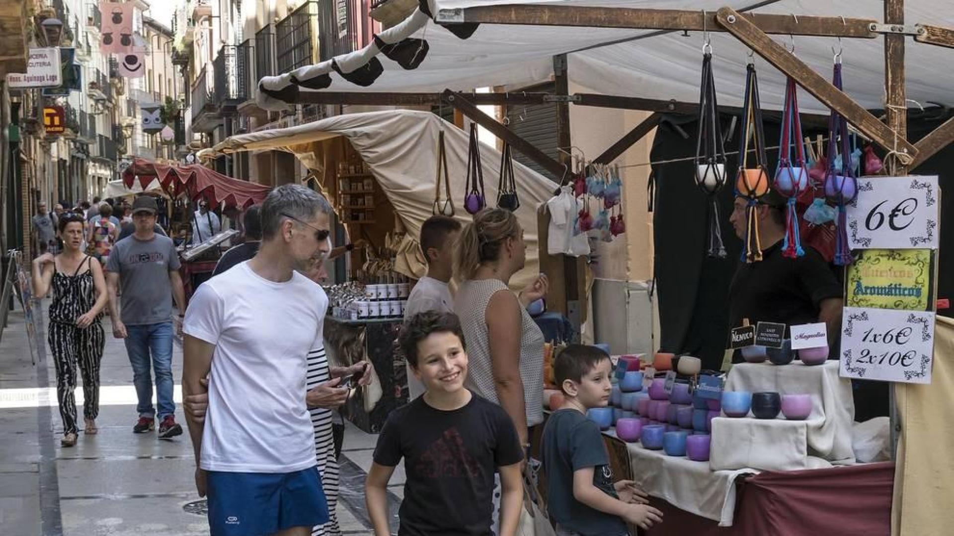 Viaje en el tiempo al mercado del medievo