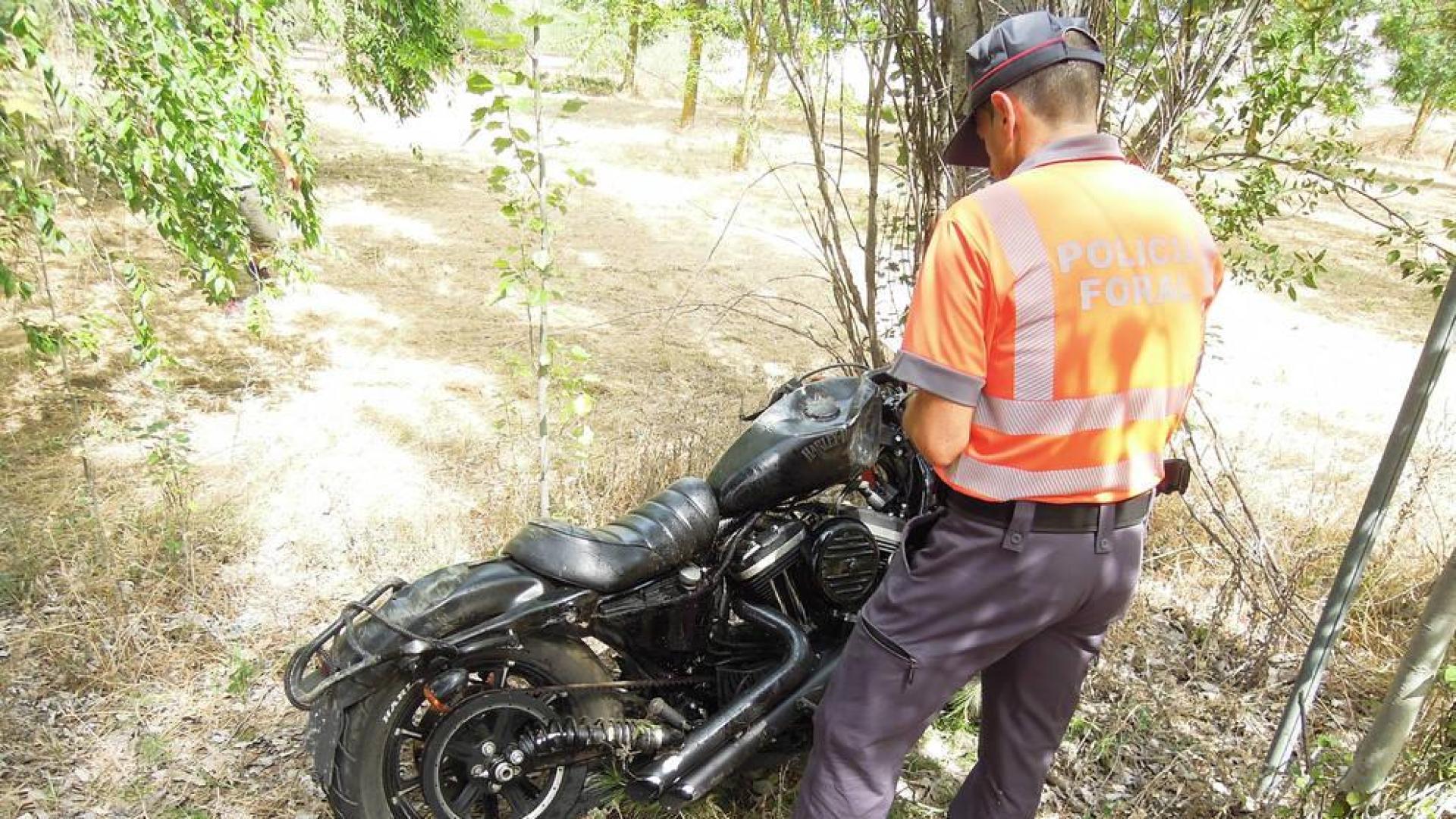 Herido muy grave un motorista en un accidente en Tafalla