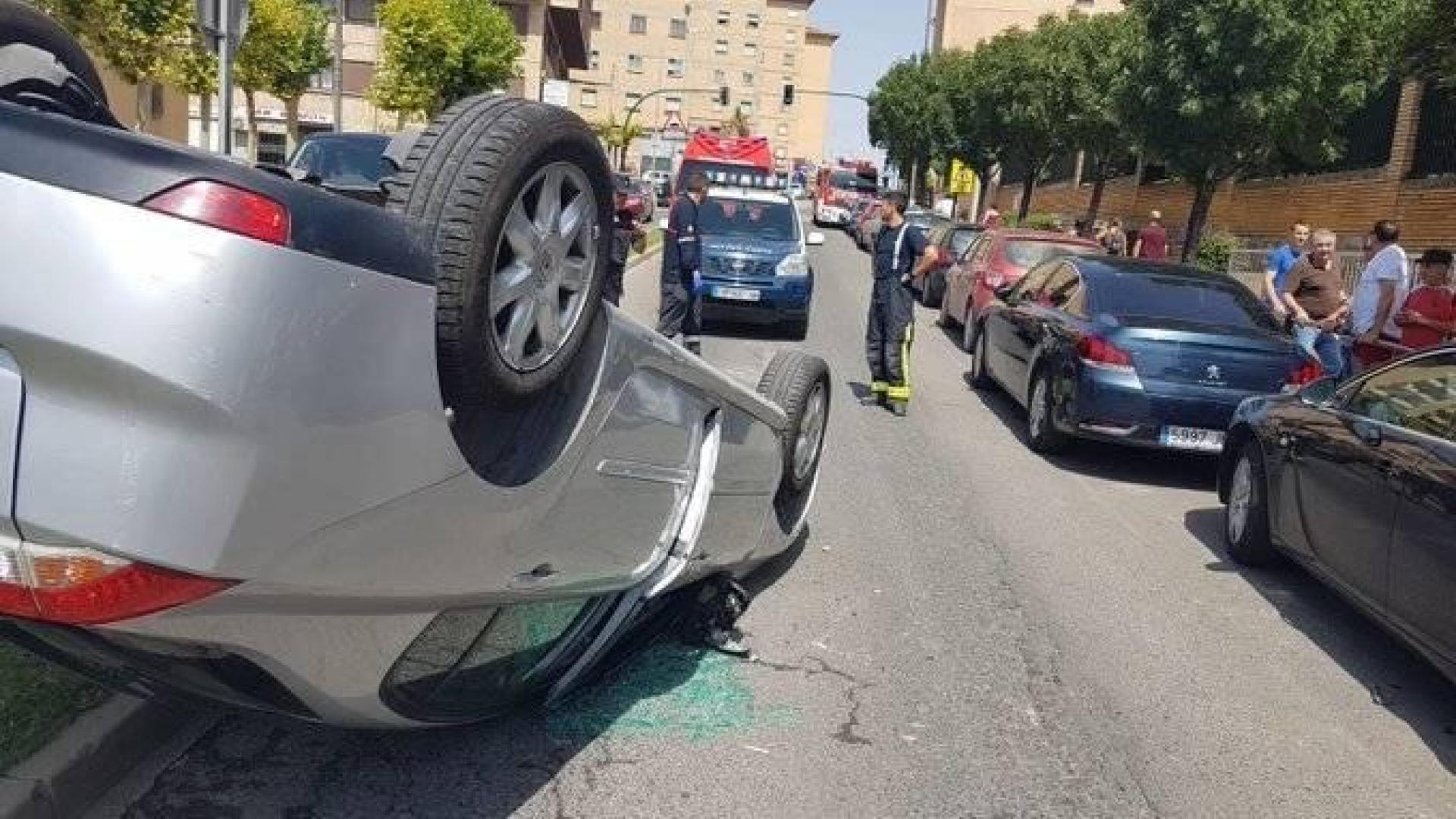 Herida una persona en un accidente de tráfico en Tudela