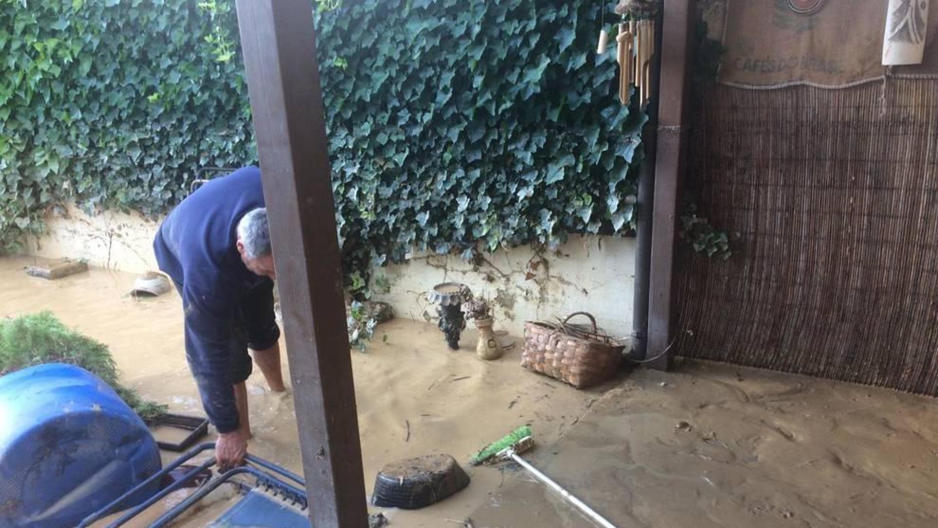 Imágenes de las inundaciones en Olite.