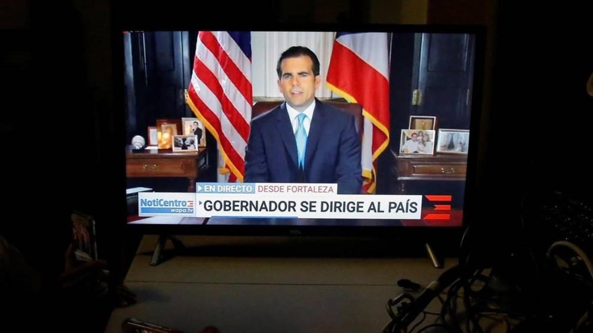 El gobernador de Puerto Rico presenta su dimisión tras semanas de protestas
