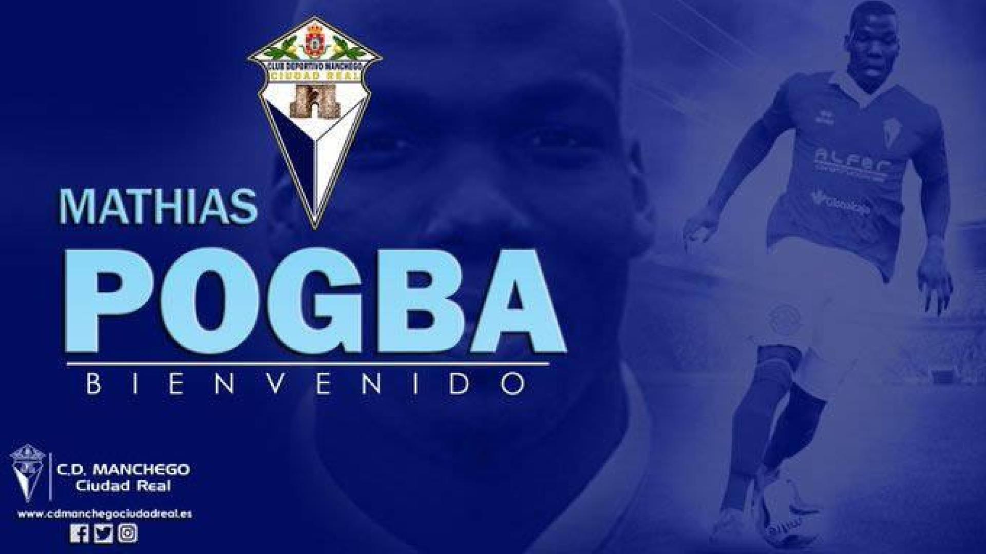 Mathias, hermano de Paul Pogba, ficha por el Manchego de Tercera División
