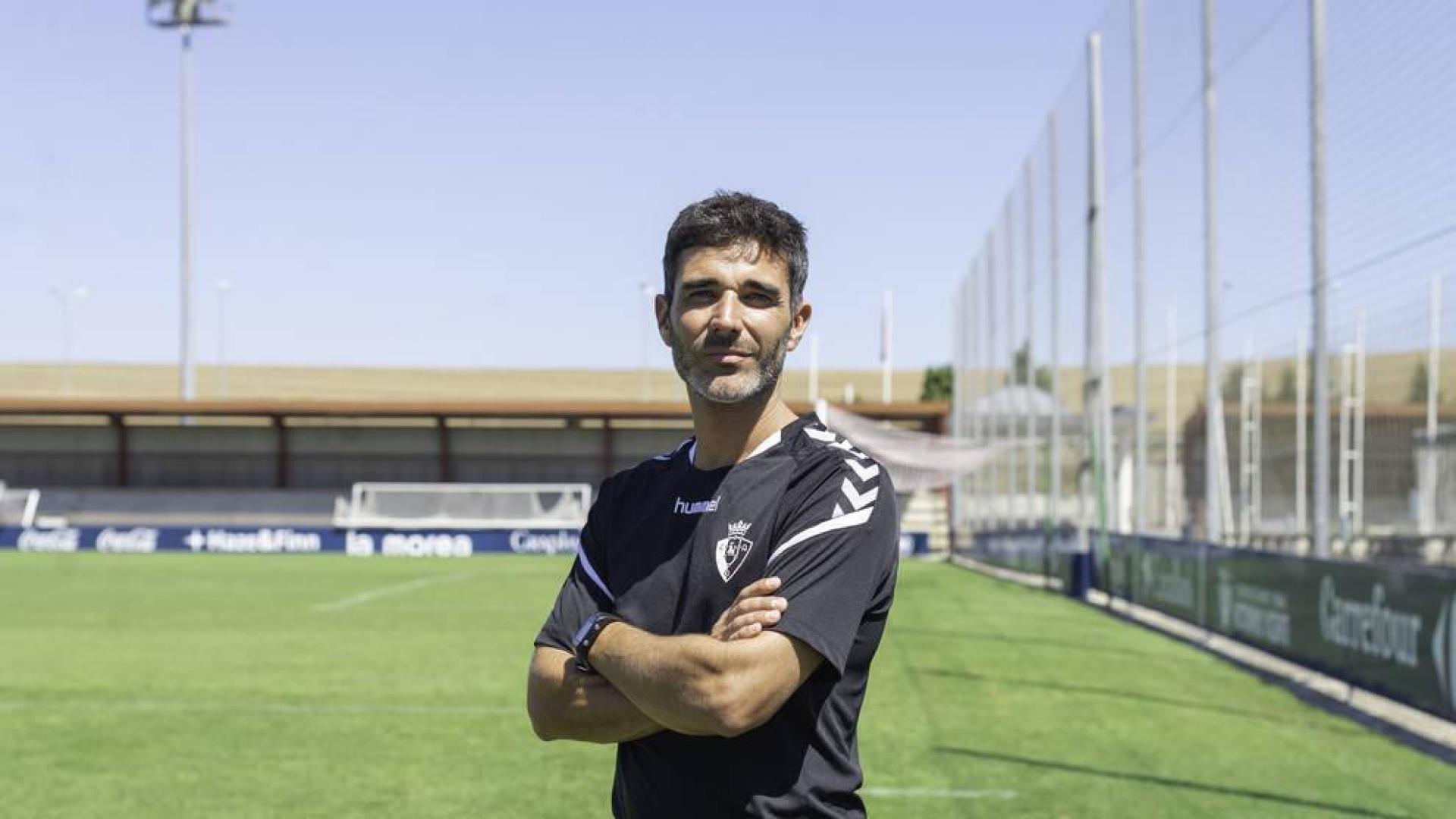Sergi Pérez, preparador físico de Osasuna, afronta su segunda temporada tras llegar con Arrasate y Alkiza.