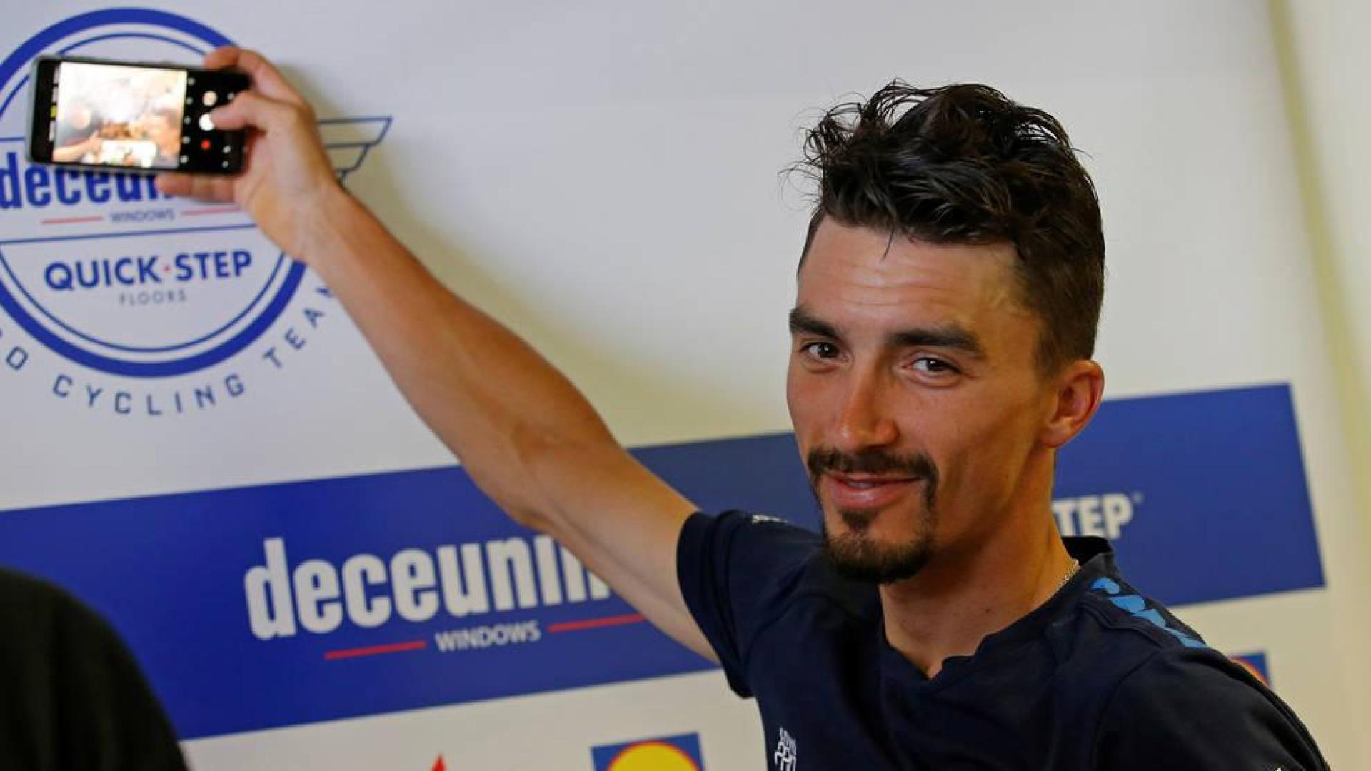 Julian Alaphilippe, líder del Tour de Francia.
