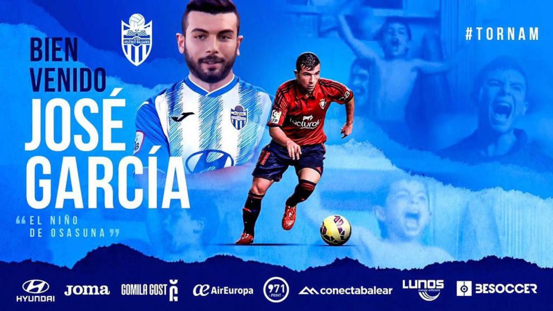 José García jugará en el Atlético Baleares cedido por el Extremadura