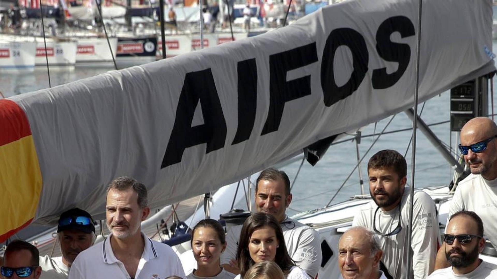 Los Reyes y sus hijas asisten a la 38ª Copa del Rey Mapfre en Palma de Mallorca